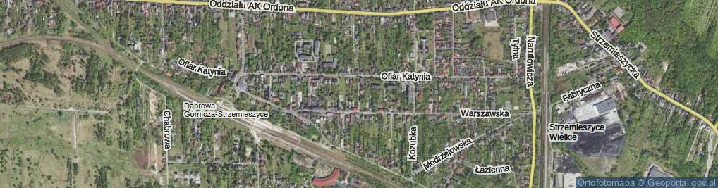 Zdjęcie satelitarne Franciszka Żwirki i Stanisława Wigury ul.